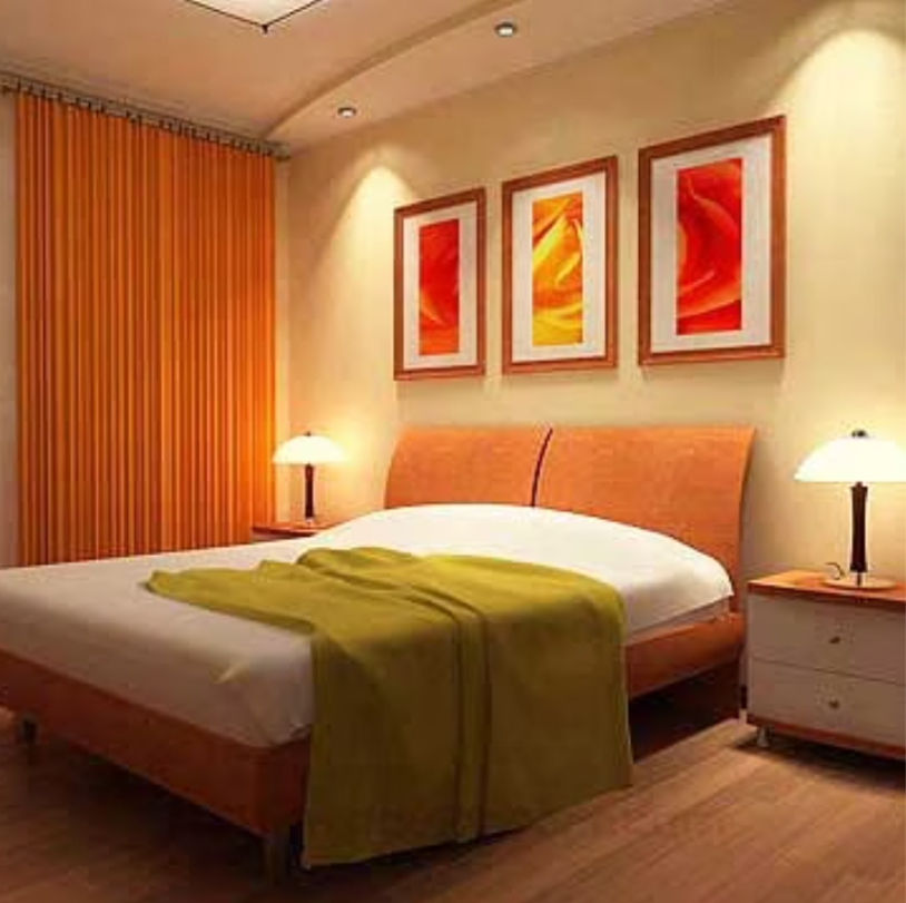 Premium bedroom interior by GRS Design Facilities